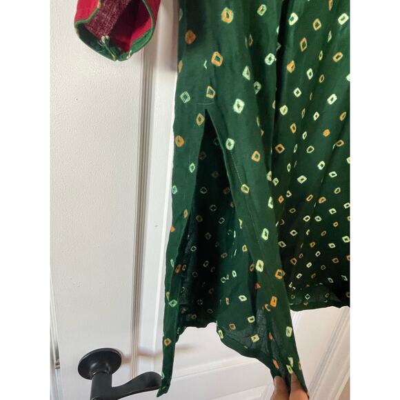 Unique Embroidery Muslin Dress Kurti Large 36 - Picture 7 of 8